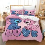 Housse de couette 2 personne parure parure lit lilo et couette 220x240cm + 2 taie doreiller 50x75cm