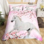 Housse de couette220x240 cheval pour garçons filles femmes housse couette fleur de cerisier roseensemble ... Housse de couette220x240 cheval pour garçons filles femmes housse couette fleur de cerisier roseensemble ...