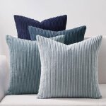 Housse de coussin 50x50cm en velours ctel durable topfinel decoration canape salon lot de 4 pour deco ...