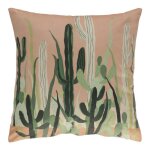 Housse de coussin imprim�e kalyteros orange moyen 45 x 45 cm