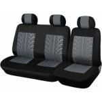 Housse de coussin de si�ge de voiture 1 + 2 places compatible avec ford transit opel vivaro renault berlingo ...