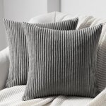 Housse de coussin topfinel 50x50 cm en velours ctel avec fermeture eclair cach pour dcoration coussin ...