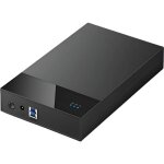 Housse pour disque dur externe 35 pouces usb 3. 0 transfert haute vitesse extension 20 to noir