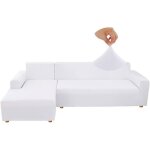 Housse lastique pour canap d?angle - resteq - jaotto - lavable - extensible - protection complte