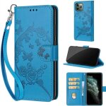 Housse �tui pour apple iphone 11 pro max pu cuir et tpu doux coque beau fleur portefeuille magn�tique ...