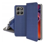 Housse etui portefeuille avec coque interieure en silicone pour motorola moto g05 / g15 / e15 + verre ...
