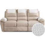 Housse de fauteuil housse de fauteuil 3 place canap� appuie - t�te r�versible prot�g� canapecouvre canap� ...