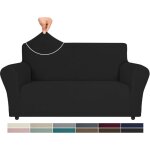 Housse de fauteuil extensible housse canap 2 place avec accoudoirs protection canape chien hiver sofa ...