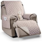 Housse de fauteuil relax avec poche couverture de chaise canap� relax housse canap� imperm�able beige ...
