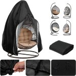 Housse de fauteuil suspendu jardin en oxford 210d b�che de chaise � ?ufs imperm�able anti - uv / vent ...