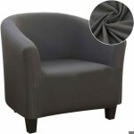 Housse de fauteuil - xvx - cabriolet extensible - gris - facile � laver - design contemporain