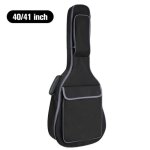 Housse de guitare classique etanche 40 - 41 pouces en oxford avec poches externes et double bretelles ...