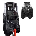 Housse impermable sige vlo enfant avec fentre transparente - double protection contre vent fort et ...
