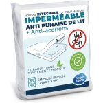 Housse int�grale matelas - zuuko - 140x190 cm - imperm�able - anti - punaise - sans traitement chimique ...