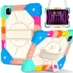 Housse pour ipad a16 11e gnration 11 pouces 2025 coque protection renforce avec support sangles et l ...