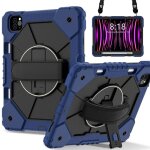 Housse pour ipad a16 11e gnration 11 pouces 2025 protection renforce avec support sangles et lanire navy ...