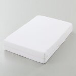 Housse intgrale matelas anti - acariens pur coton ponge bouclette 140 x 190 cm
