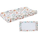 Housse de matelas � langer?housse de table � langer en coton doux et respirant imperm�abledraps de mate ...