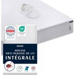 Housse de matelas - zuuko - 140x190 cm - anti - acarien - imperm�able - fermeture �clair