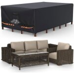 Housses pour mobilier de jardin 250 * 210 * 90cmhousse de protection salon de jardin imperméablebache ... Housses pour mobilier de jardin 250 * 210 * 90cmhousse de protection salon de jardin imperméablebache ...