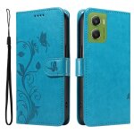 Housse pour motorola moto g06 4g coque etui protection premium en cuir pufermeture magntique bleu vert ...
