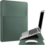 Housse ordinateur portable - 1 pi�ce verte 156 pouces compatible macbook pro 16 / 154 / mac air 15 / ...