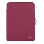 Housse pour ordinateur portable - rivacase - 13 - 14 pouces - noprne - rouge - ultralgre