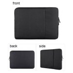 Housse ordinateur portable 15. 4 pouces pochette de protection avec 2 poches noir Housse ordinateur portable 15. 4 pouces pochette de protection avec 2 poches noir