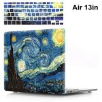 Housse pour ordinateur portable compatible avec macbook air 13 pouces coque rigide en plastique avec ...