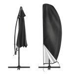Housse parasol d�port� 2?4 m 265�40 / 70 / 50 cm - oxford 210d imperm�able anti - uv noir