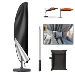 Housse parasol deporte 3x3b�che parasol d�port� imperm�able en 420d tissu oxfordanti - uv housse de label ...