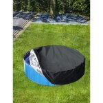Couverture de piscine ronde - jormftte - 82x30 cm - imperm�able - anti - poussi�re - noir