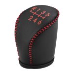 Housse de pommeau de levier de vitesse x autohaux housse de protection pour nissan qashqai 2008 noir ...