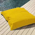 Housse pour pouf g�ant xxl 180x140cm flottant pour piscine - jaune miel