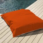 Housse pour pouf g�ant xxl 180x140cm flottant pour piscine - orange