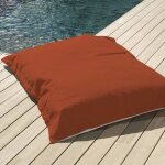 Housse pour pouf g�ant xxl 180x140cm flottant pour piscine - terracotta