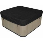 Housse de protection pour bain remous de jardin couverture en tissu polyester 190t impermable et anti ...