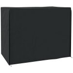 Housse de protection de balancelle de jardin - outsunny - 220x125x172cm - tissu oxford - noir