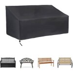 Housse de protection pour banc de jardin 2 places bankbezugimperm�able oxford tissu respirant housse ...