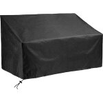 Housse de protection pour banc de jardin 2 places banquette couverture impermable oxford 210d tissu ...