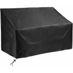 Housse de protection pour banc de jardin impermable 2 places tissu oxford 210d respirant 134 x 66 x ...