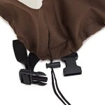 Housse de protection - basics - taille xl - marron - tissu polyester - pour salon de jardin rectangulaire ... Housse de protection - basics - taille xl - marron - tissu polyester - pour salon de jardin rectangulaire ...
