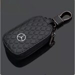 Housse de protection pour cl de voiture - pendentif cl noir en cuir vritable de voiture tui cls ...