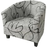 Housse de protection pour fauteuil de club - très extensible - amovible et lavable - protection de meubles ... Housse de protection pour fauteuil de club - très extensible - amovible et lavable - protection de meubles ...