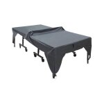 Housse de protection impermable pour table de ping - pong 280 x 153 x 73 cm (noir) panier de transport ...