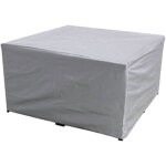 Housse de protection mobilier de jardin oxford 210d - imperm�able anti - uv gris pour tables et si�ges ...