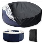 Housse de protection piscine / spa ronde (210cm30cm) couvercle spa solaire extrieur impermable (poussire ...