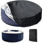 Housse de protection pour piscine ou sparonde couvercle du spa solaire extérieur housse ronde pour bâche ... Housse de protection pour piscine ou sparonde couvercle du spa solaire extérieur housse ronde pour bâche ...
