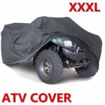 Housse de protection pour quad - neufu - xxxl - 256x110x120 cm - noir - impermable - rsistant  la ...