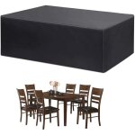 Housse de protection salon de jardin table bâche rectangulaire 213x132x74cm couverture de meubles imperméable ... Housse de protection salon de jardin table bâche rectangulaire 213x132x74cm couverture de meubles imperméable ...
